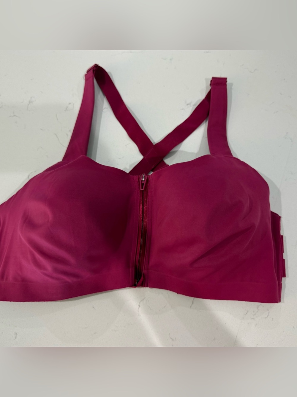 38DDD Victorias Secret Bra Knockout Front Close Pink Violet On Point Sports Bra